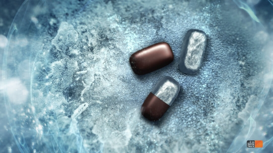 Icy chocolate pills by Jean-Marie Marbach